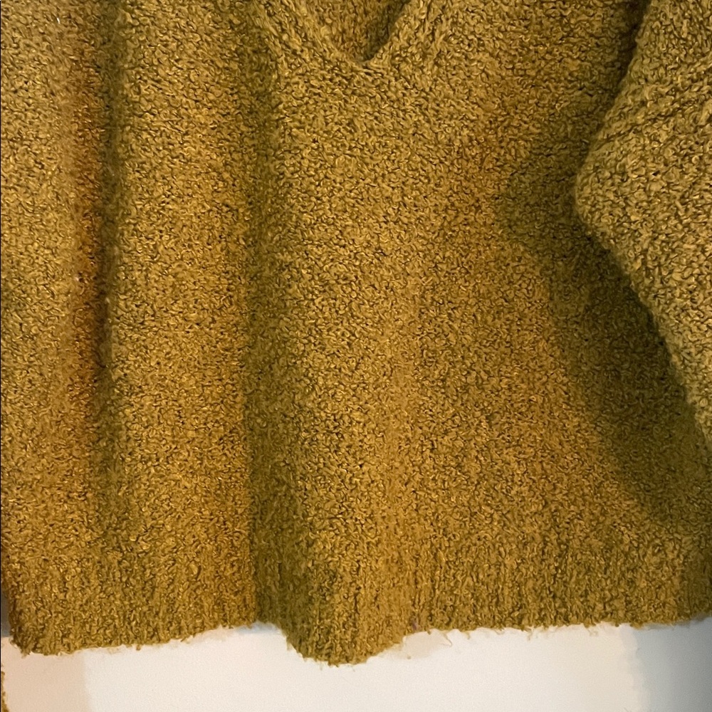 Free People Finders Keepers Moss Green Cozy Sweater - Picture 9 of 10